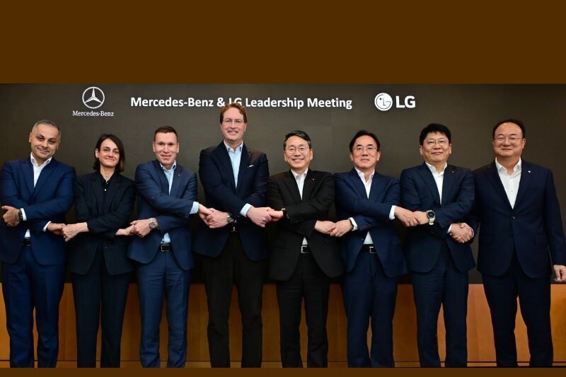 LG and Mercedes-Benz Analyze Expansion of Their Collaboration with Focus on Future Mobility