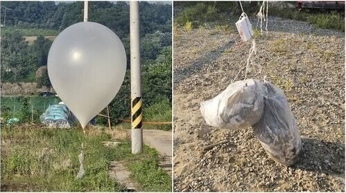 Северная Корея отправляет еще 350 воздушных шаров с отходами на Юг